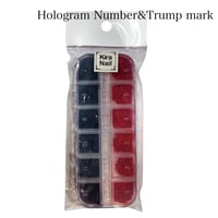 【300円】KiraNail HOLOGRAM ナンバー&トランプマーク ケース入