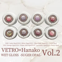 Hanako先生プロデュース カラージェル VETRO×Hanako ウェットグロスシュガーオーパル