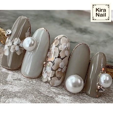 KiraNail つやパール クォーターカット 6/8mm　10個入