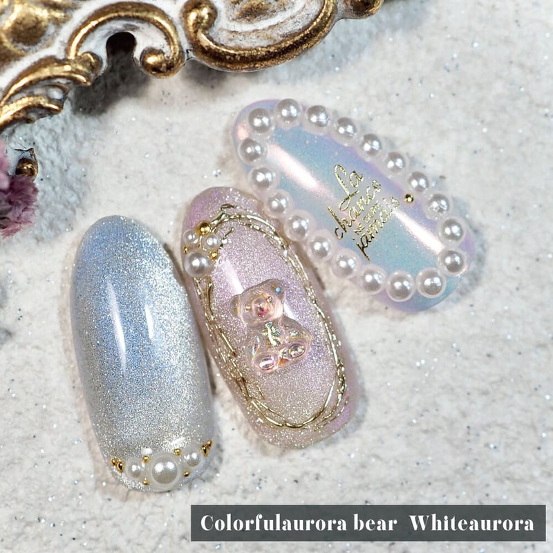 KiraNail カラフルオーロラ ベアー 5個入 | Kira Nail