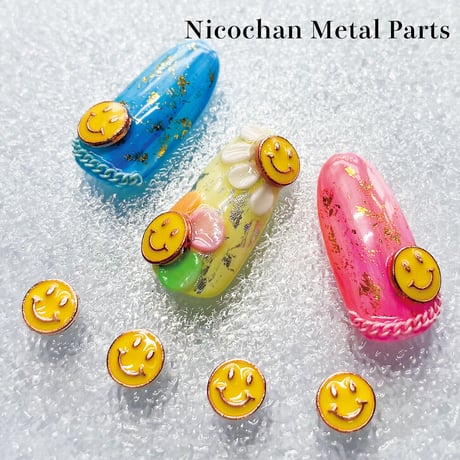 KiraNail ニコちゃんメタルパーツ　5個入り