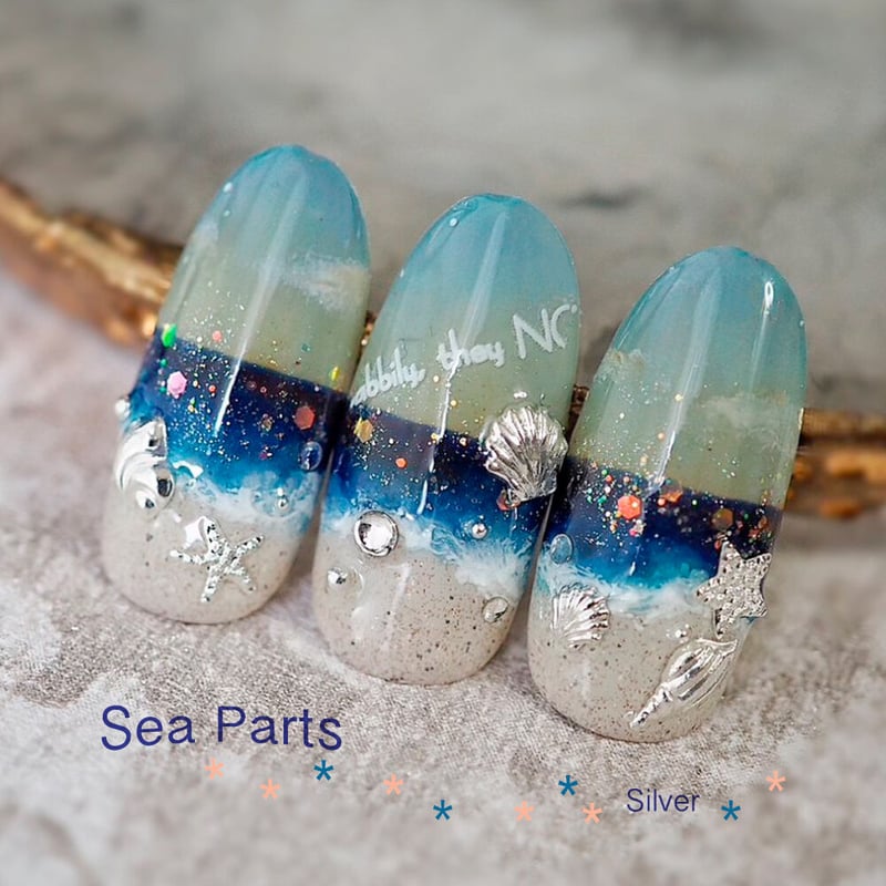 KiraNail 海パーツセット シルバー | Kira Nail