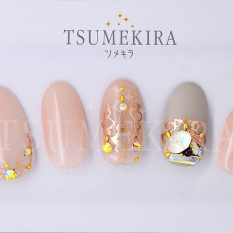 TSUMEKIRA　SG-RRI-109  rrieenee プロデュース4 tears ring-one- シャンパンピンク