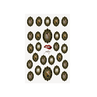 KiraNail Kirally NailSticker Maineeプロデュース brooch-Oval  BeigeGold/BeigeSilver