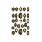 KiraNail Kirally NailSticker Maineeプロデュース brooch-Oval  BeigeGold/BeigeSilver