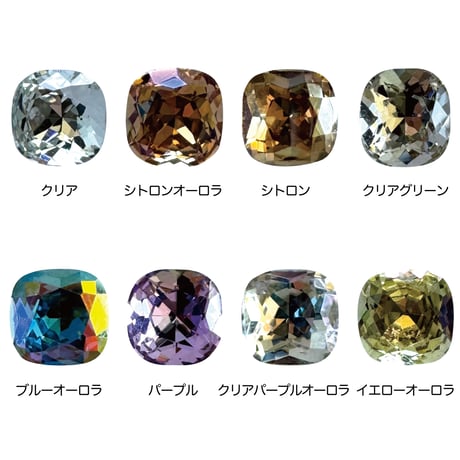 KiraNail スクエアドロップストーン エリザ  2個入