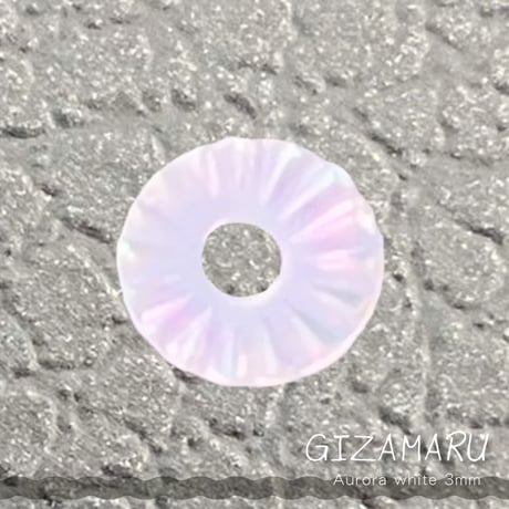 KiraNail GIZAMARUオーロラホワイト3mm