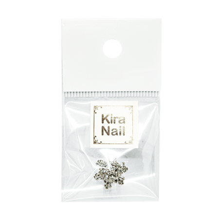 KiraNail 雪の結晶 スノウスピンキー ゴールド/シルバー