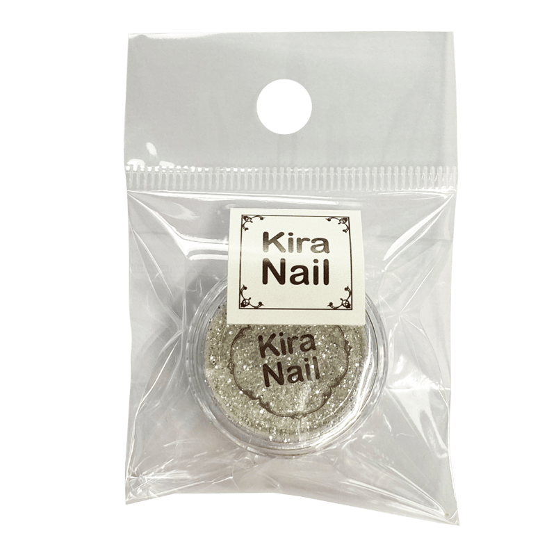 ギンギラシルバー グリッター | Kira Nail
