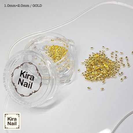KiraNail リーフ型くりぬきスタッズ  500個入