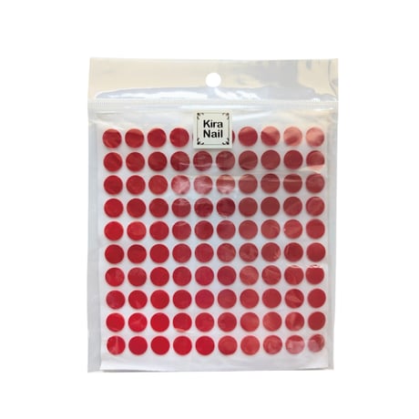 【在庫限り★300円】KiraNail サンプルチップ用便利シール 丸（両面テープ）