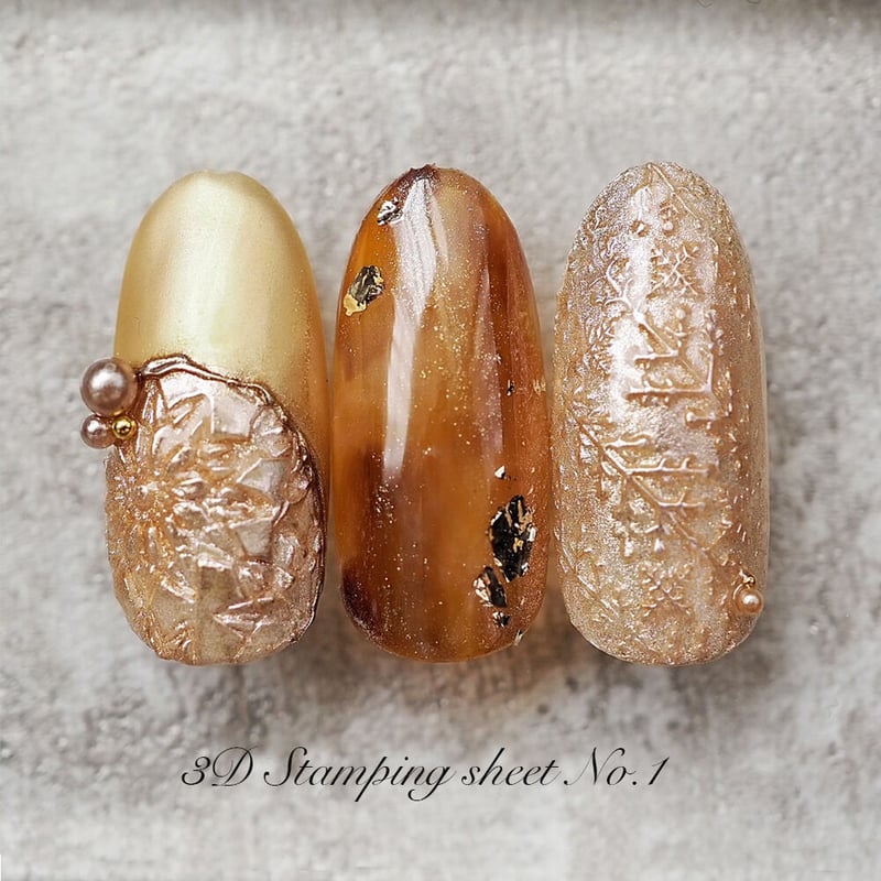 KiraNail 3Dスタンピングシート No.1 | Kira Nail
