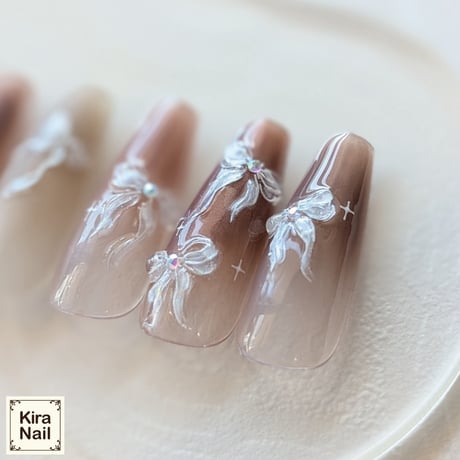 KiraNail Kirally NailSticker オーロラエレガンスリボン