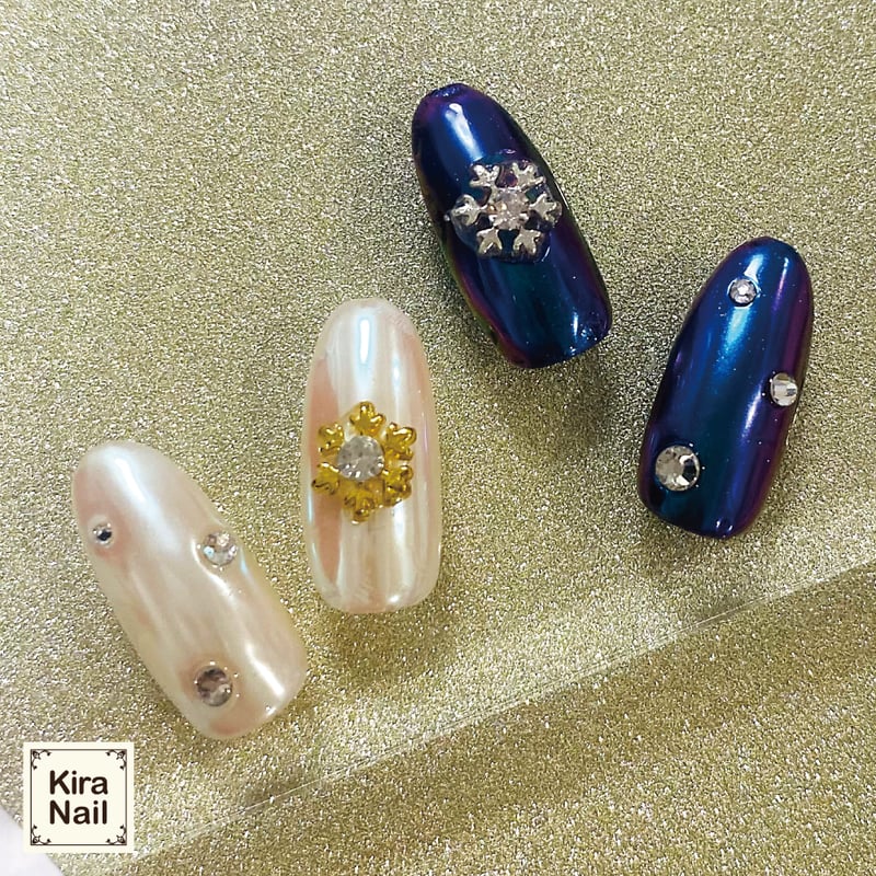 KiraNail 雪の結晶 ルルーシュストーン 3個入 | Kira Nail