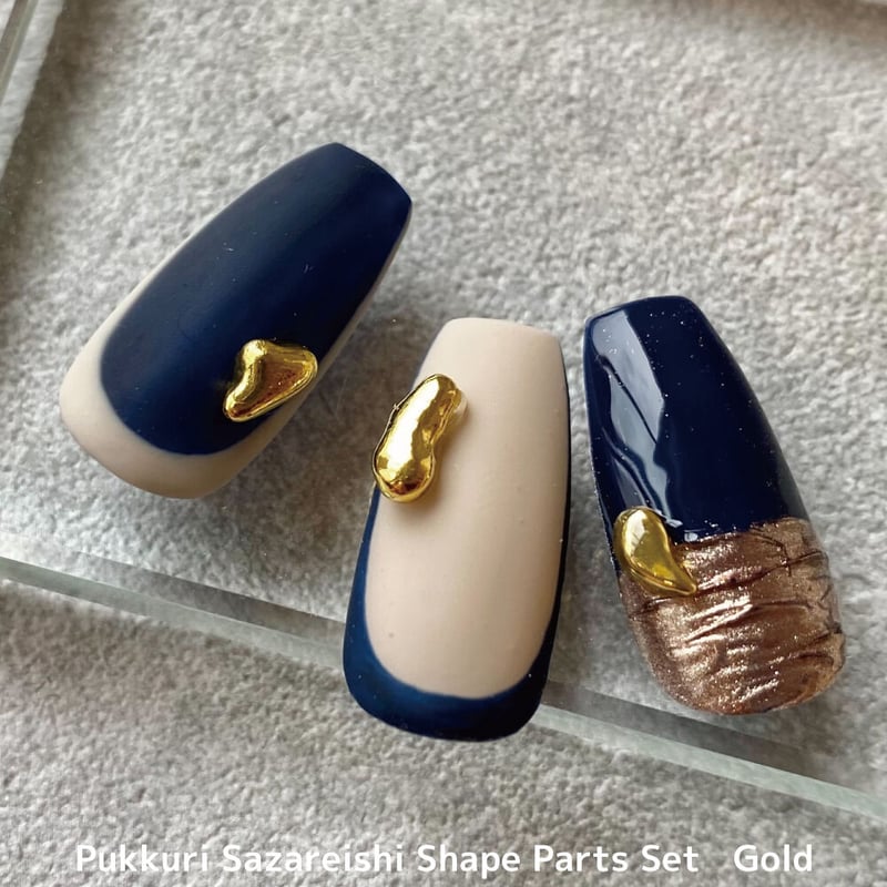 KiraNail ぷっくりさざれ石シェープパーツセット ケース入り