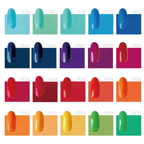 【旧品番】 MD-GEL カラージェル 41〜60 3g