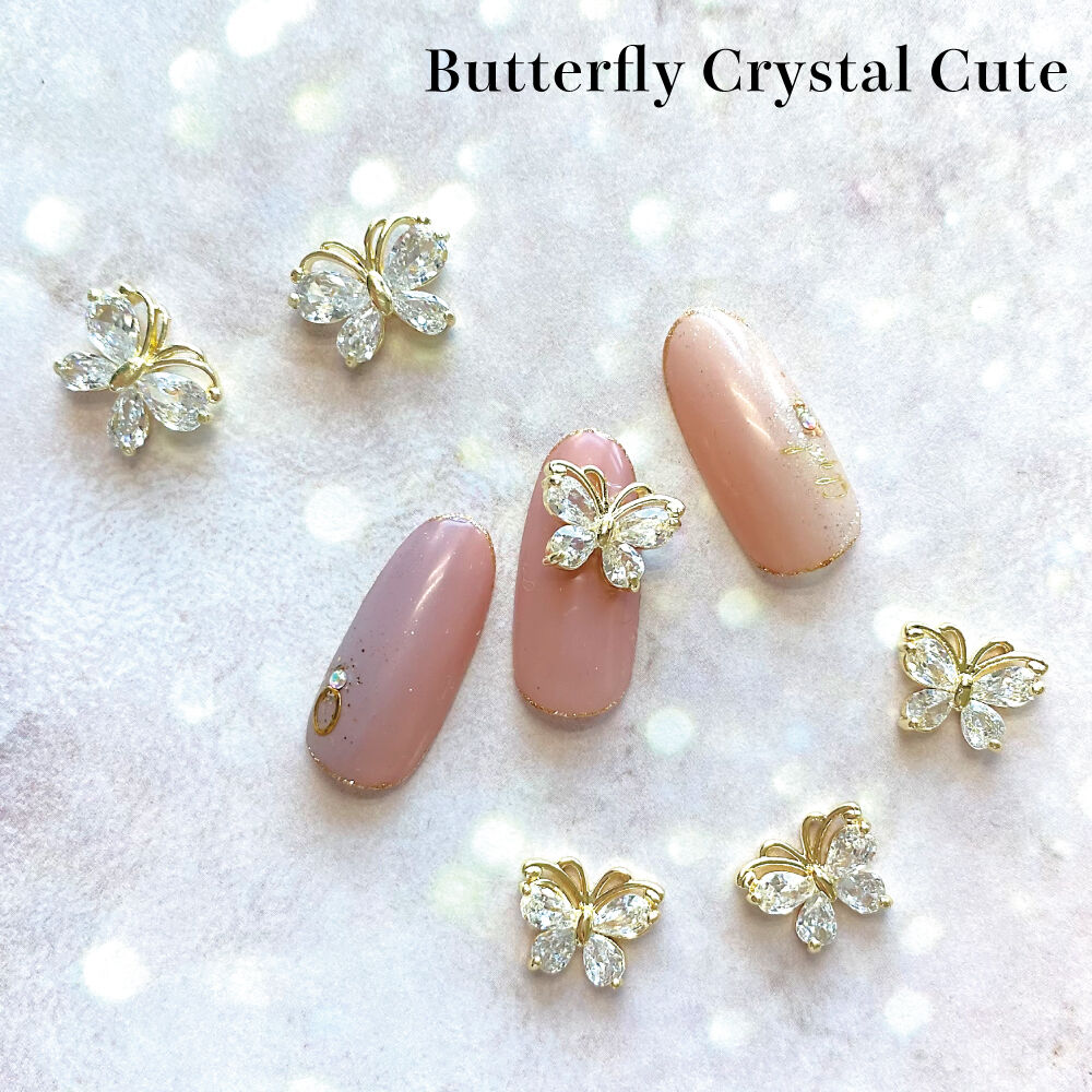 KiraNail バタフライ （プチ）クリスタルキュート 2個入 | Kira Nail