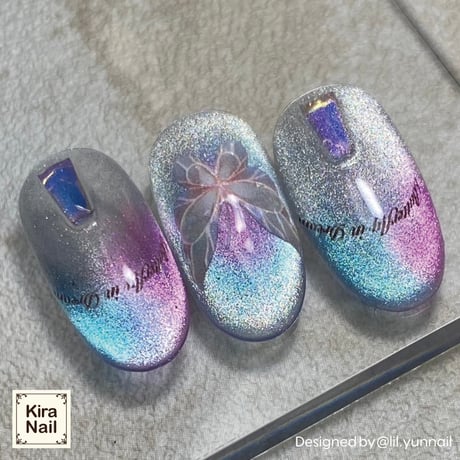 KiraNail Kirally NailSticker オーロラバタフライ