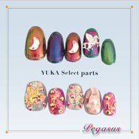 KiraNail  YUKAセレクトパーツ ペガサス ゴールド/シルバー