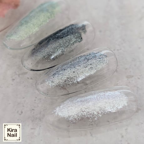 KiraNail Solid PEARL CREAM Powder （チップ付き）