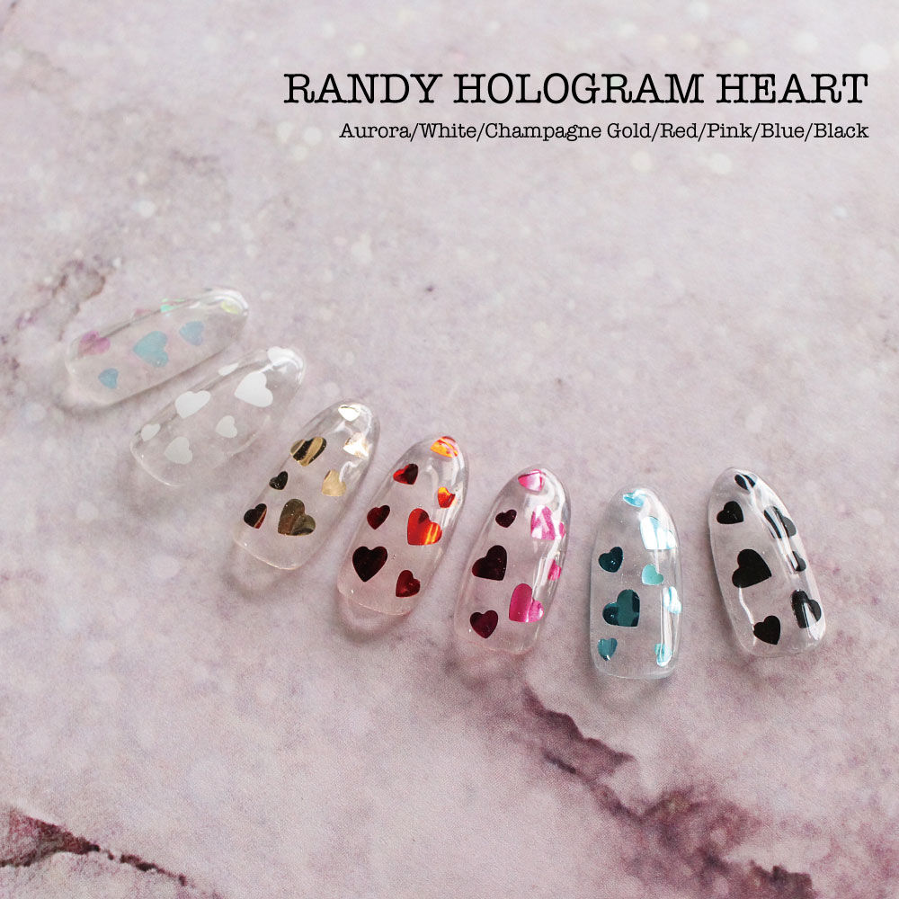 KiraNail RANDY HOLOGRAM HEART | Kira Nail KiraNail RANDY HOLOGRAM HEART | Kira Nail