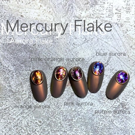 KiraNail Mercury Flake(Aurora Flake)