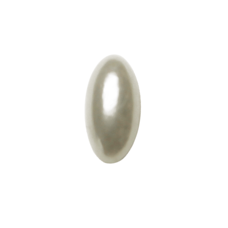 KiraNail オーバルパール カラー 【オフホワイトー 6mm×3mm】