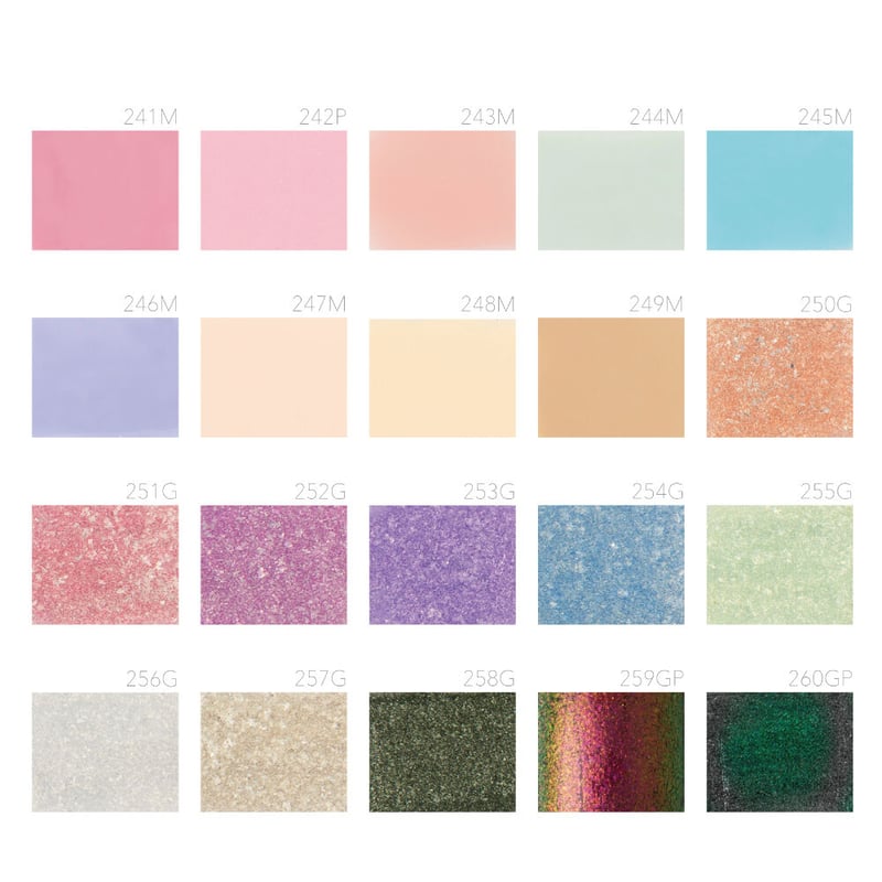 旧品番】 MD-GEL カラージェル 241〜260 3g | Kira Nail