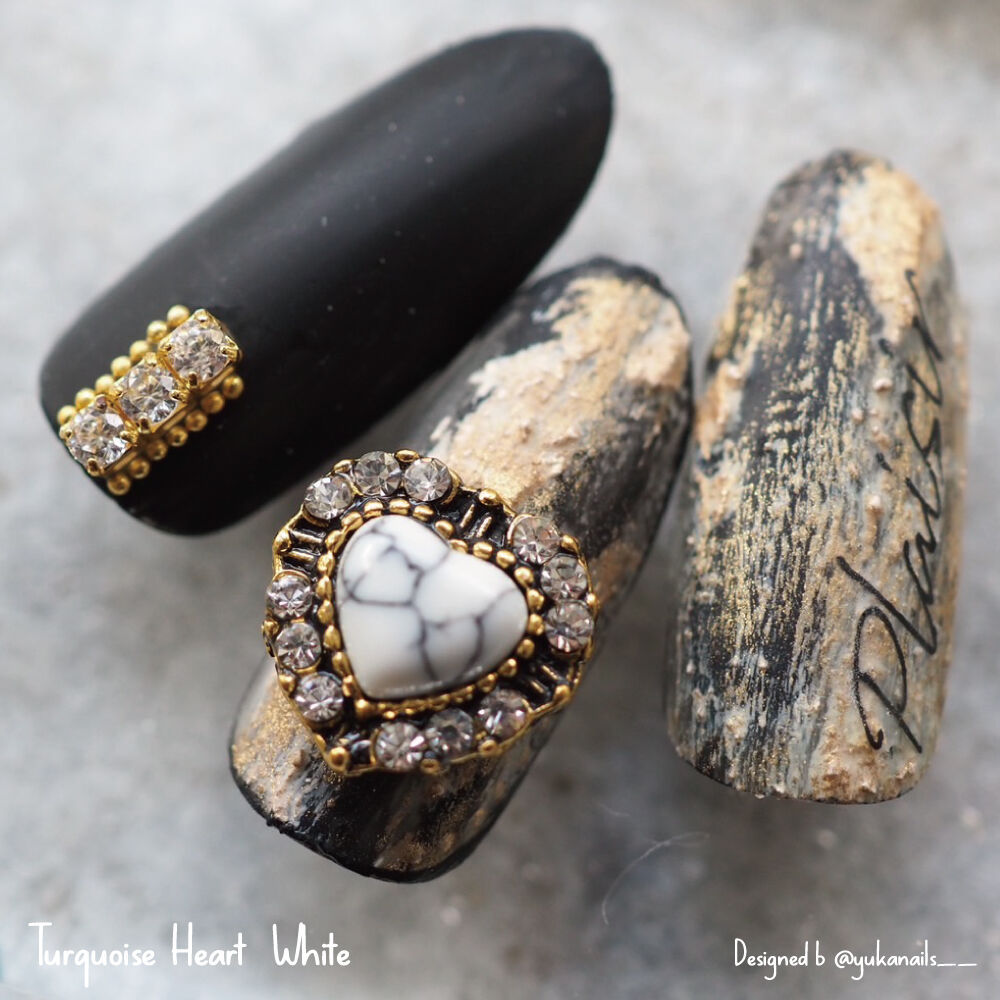 癒しのオルゴナイト❤️ソープストーン＋ターコイズのハート型♡ 癒しのオルゴナイト❤️ソープストーン＋ターコイズのハート型