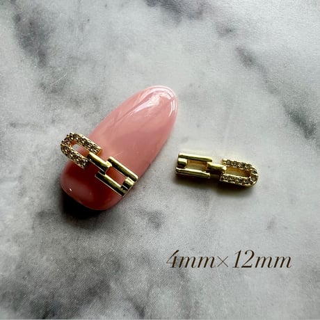 【OUTLET】ネイルゴールドパーツ４個セット　A-23