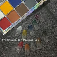 KiraNail グラデーションカラーピグメントセット 10色入 No.1