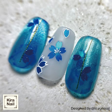 【2/1発売☆新色】KiraNail HOLOGRAM 花びら ケース入