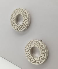 シルバーデザインピアス