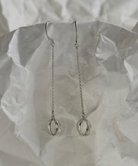 シルバーデザインピアス