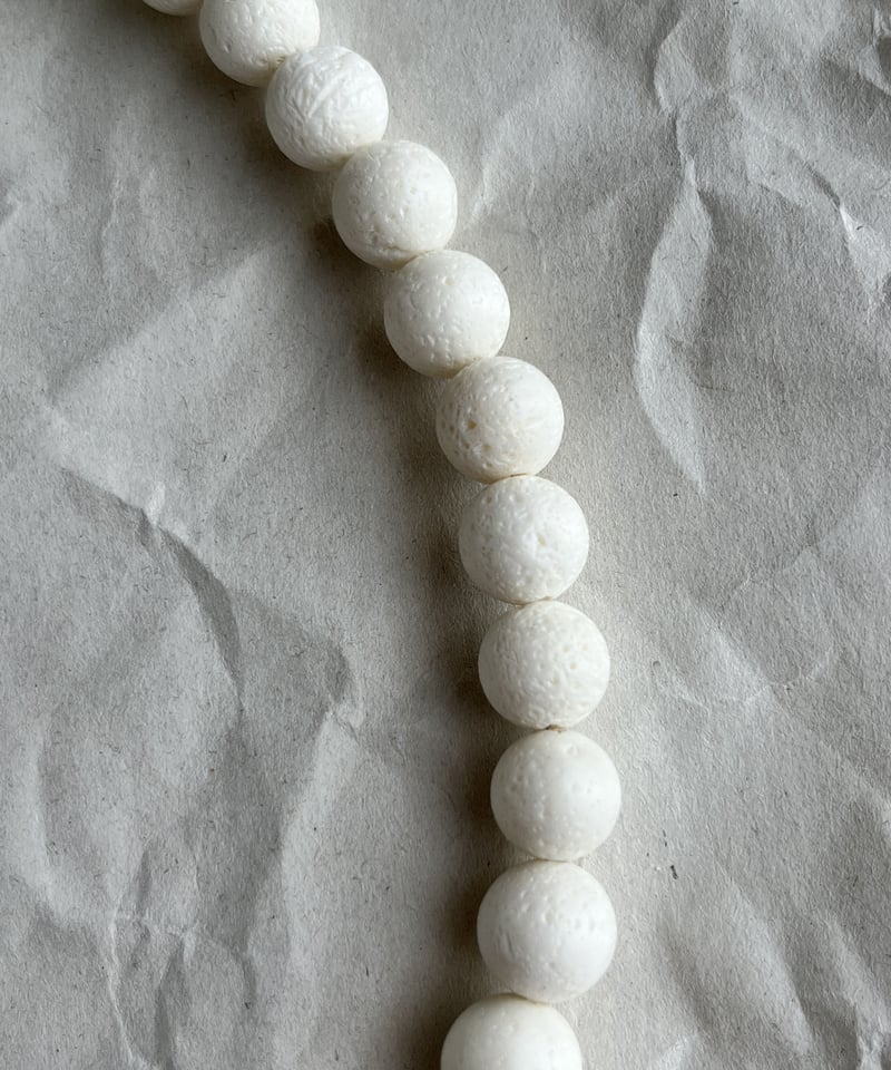 台湾翡翠とホワイトコーラルのネックレス | RYOKO KIMURA