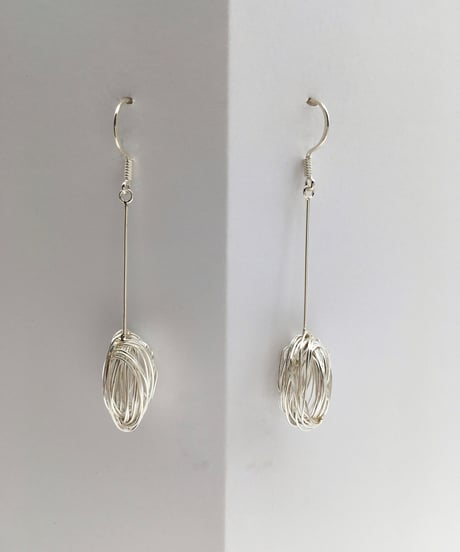 シルバーワイヤーピアス