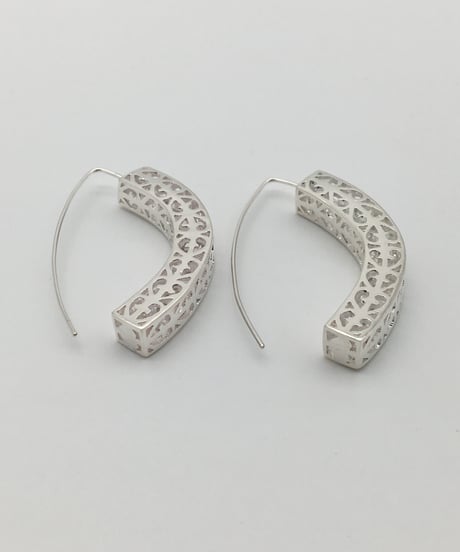シルバーデザインピアス
