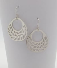 シルバープレートデザインピアス