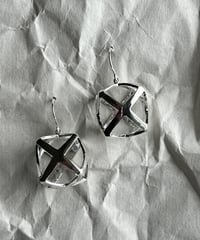 シルバーデザインピアス