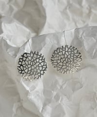 シルバープレートデザインピアス