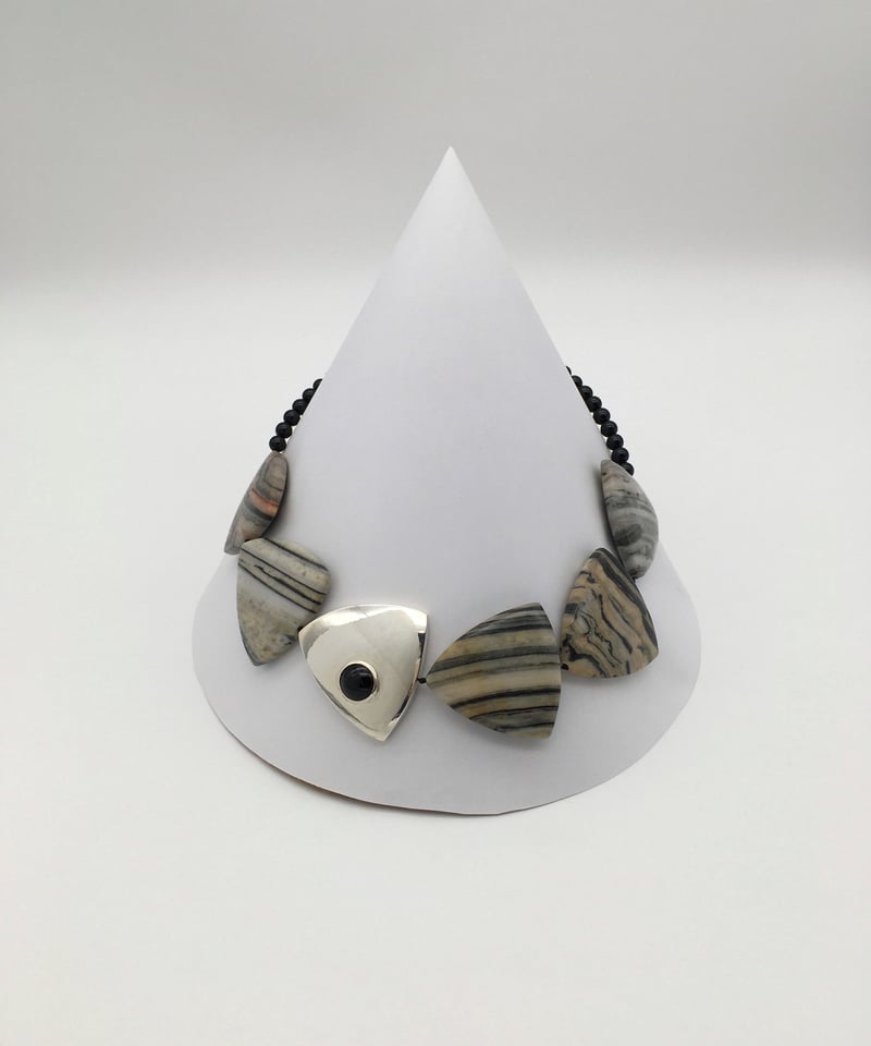 ブラックゼブラジャスパーのネックレス | RYOKO KIMURA