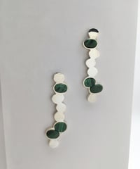 マラカイトのピアス