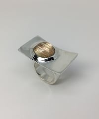 ルチルクォーツのシルバーリング