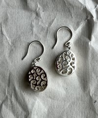 シルバーデザインピアス
