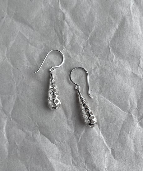 シルバーデザインピアス
