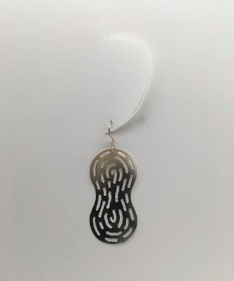 シルバープレートデザインピアス