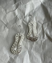 シルバーデザインピアス