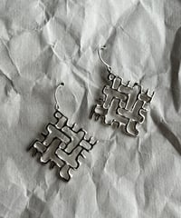 シルバーデザインピアス