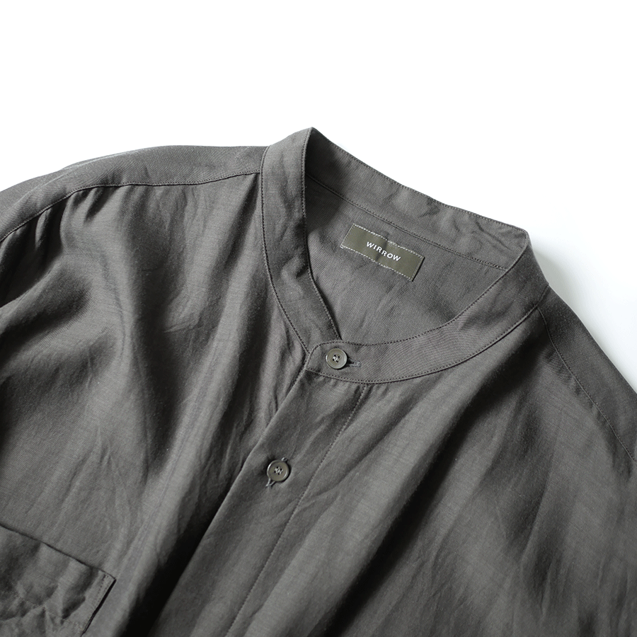 WIRROW｜ウィロウ｜ stand collar shirt｜size2/size3｜521