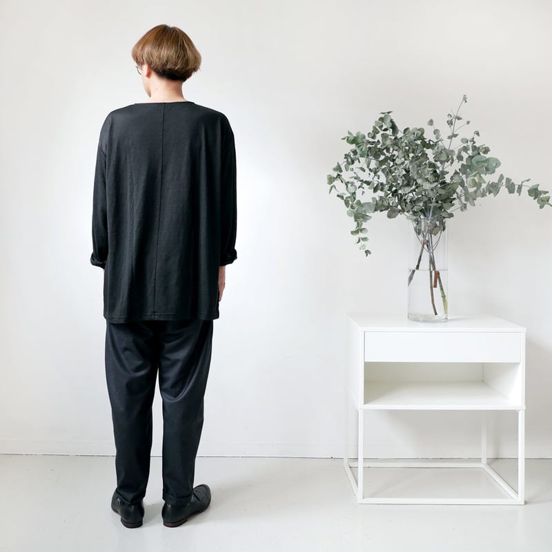 トップス WIRROW WIRROW｜ウィロウ｜Linen long sleeve cut&sewn｜size2/si WIRROW